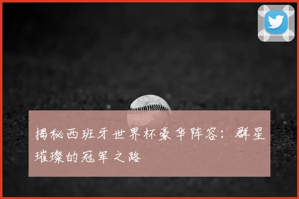 揭秘西班牙世界杯豪华阵容:群星璀璨的冠军之路